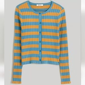 Madewell striped cardigan